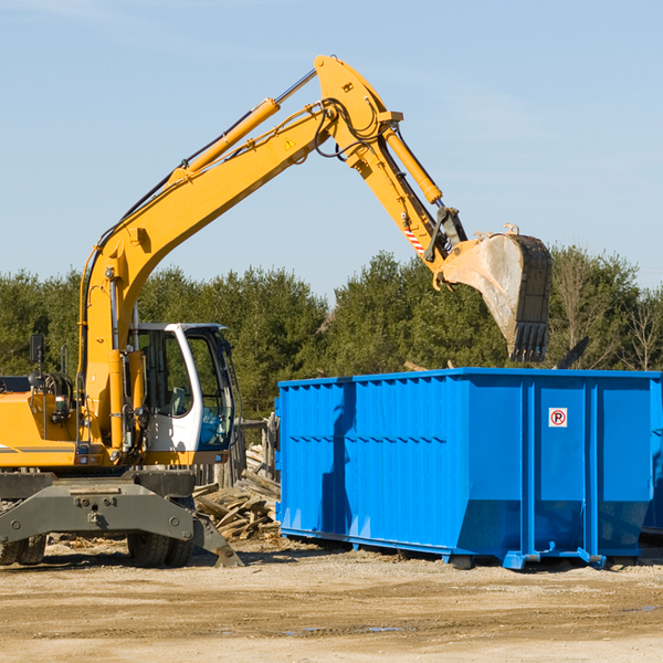 can i choose the location where the residential dumpster will be placed in Huttig